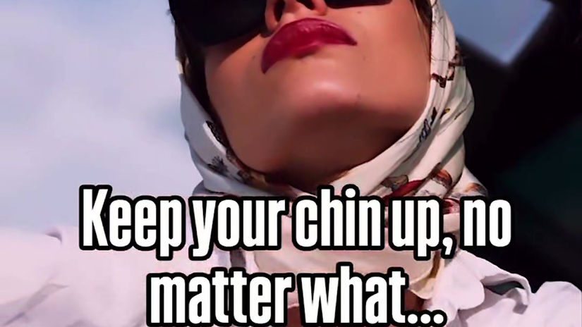 keep your chin up